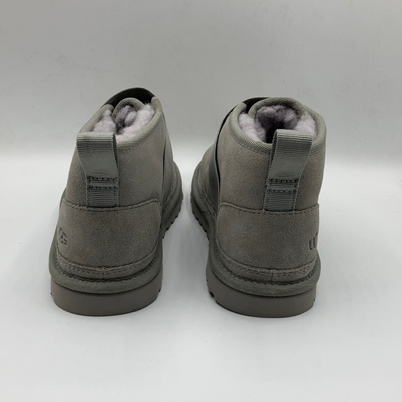 UGG Nuemel Graphic II Seal Suede Wool Slip Boot - Picture 3 of 7